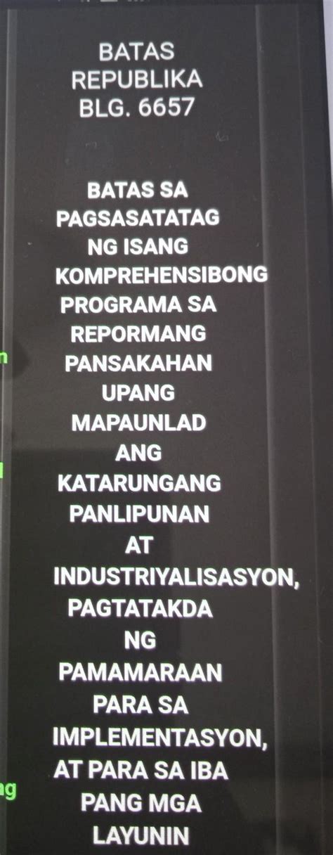 8 anong batas ang nagbigay ng pagkakataon sa mga .